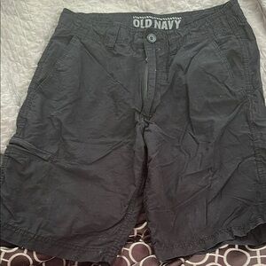 Old Navy Men's Black Cargo Shorts